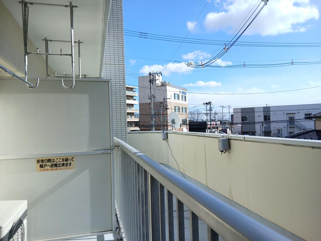 バルコニー　※別号室