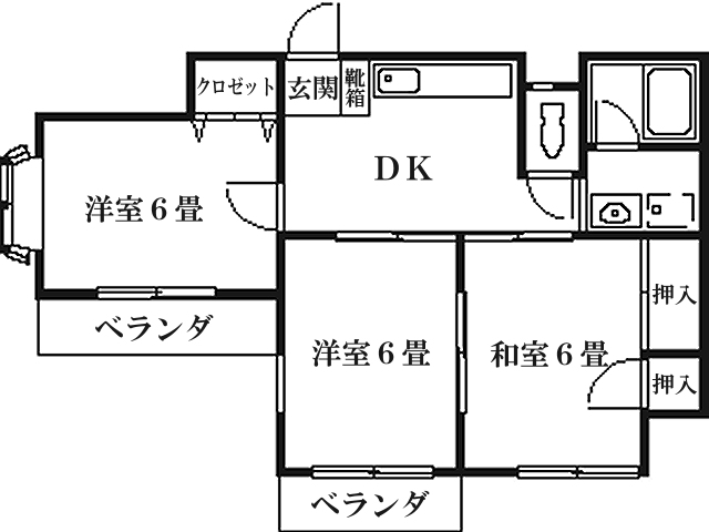 佐藤ハイツの間取り