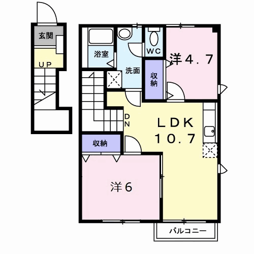 ラヴィアン・ローズの間取り