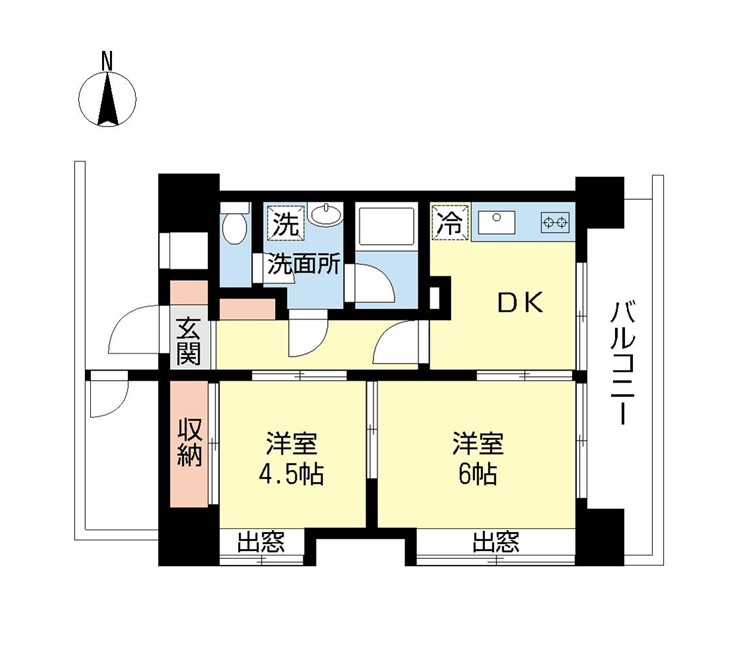 西川口朝日マンションの間取り