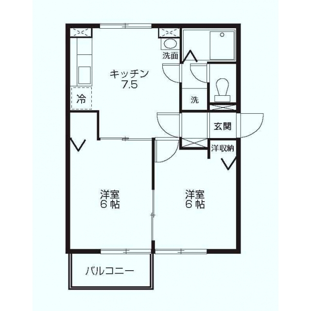 コンテヴェルデの間取り