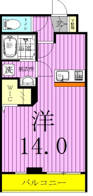 CRESCENT COURT　～クレセントコート～の間取り