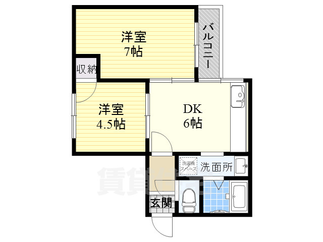 シャトーアヴァンセの間取り