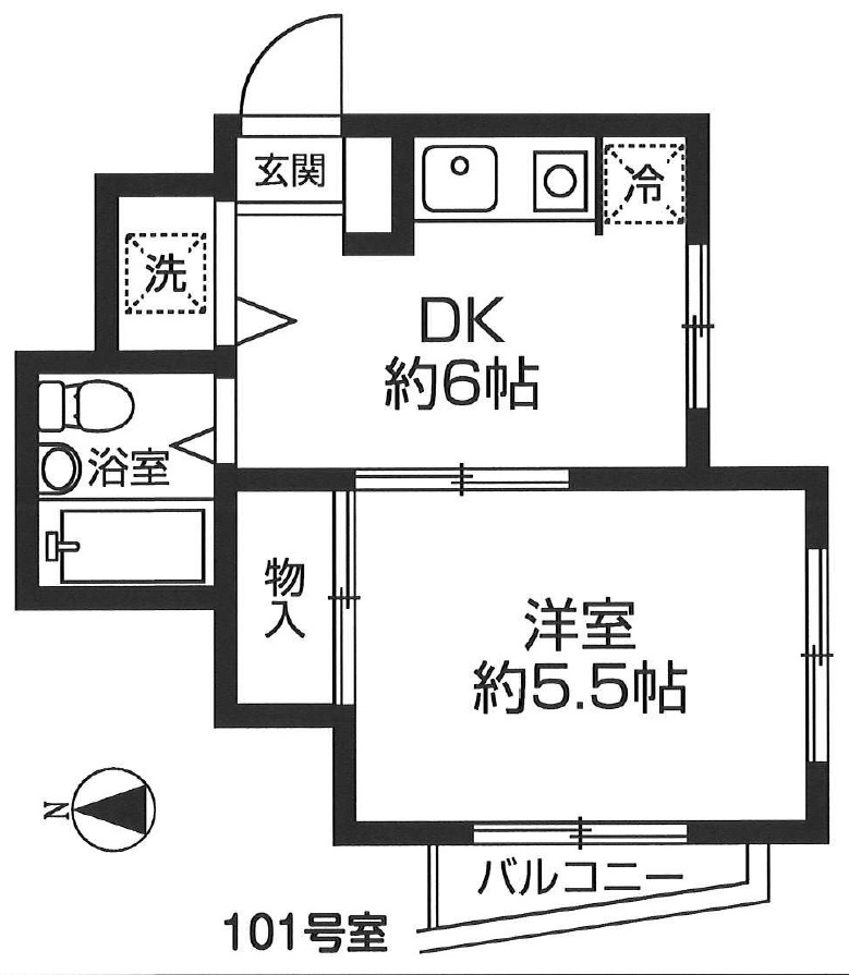 スターハイツ弐番館の間取り