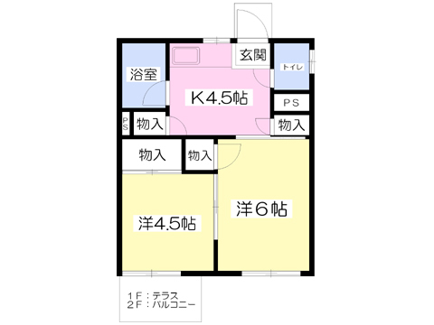 サニーハイツの間取り