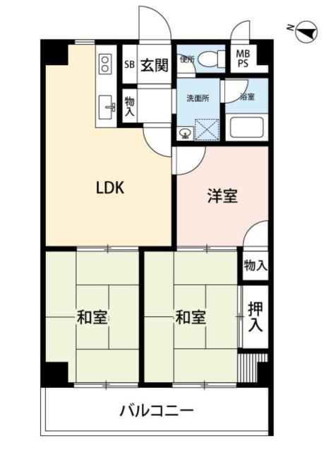 布施ビルＩの間取り