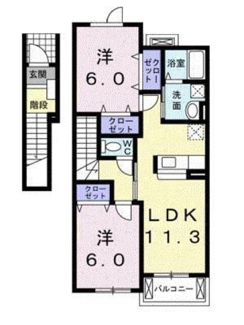 ピアチェーレ３の間取り