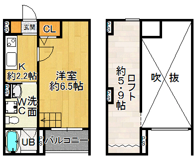 サクシード長洲東の間取り