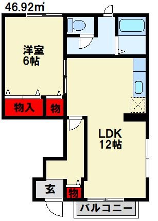 アーバンコート21 B棟の間取り