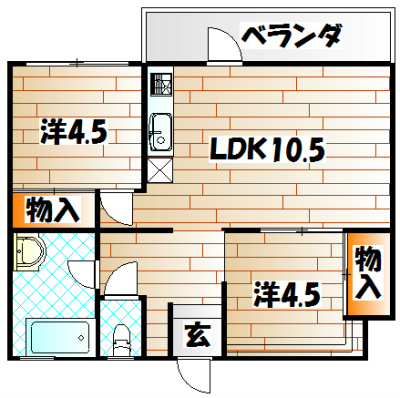 e-lux1の間取り