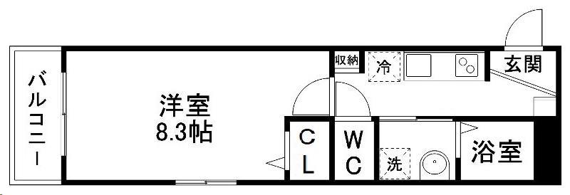 ルミナス五橋の間取り