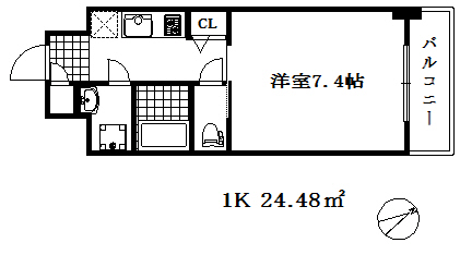 ワールドアイ神戸湊町の間取り