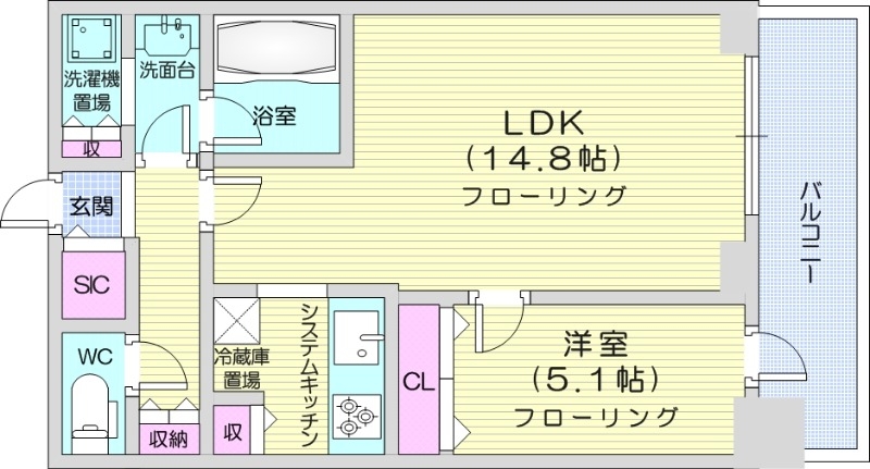 ONE札幌ステーションタワーの間取り