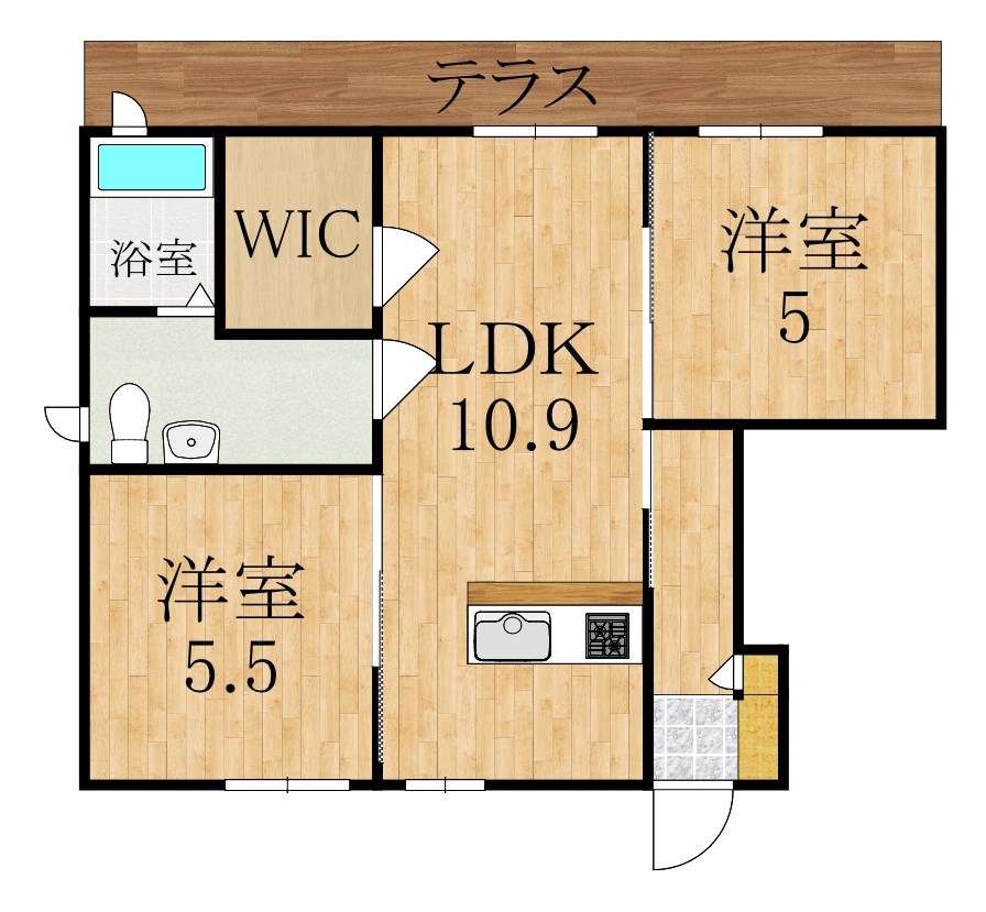 Charme 　C棟の間取り