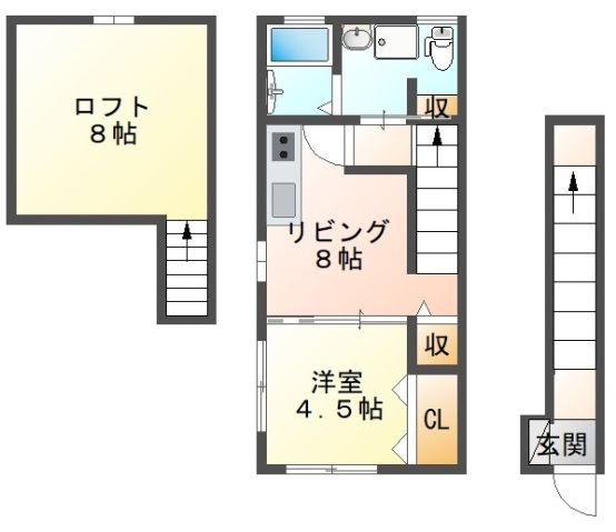 s.abox西条駅前　C棟の間取り