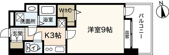 パークフラッツ土橋の間取り