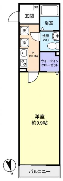 コルティーレ北習志野の間取り