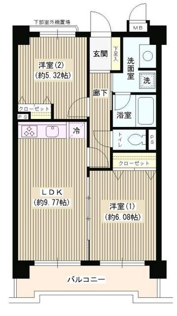 【コンフォール・ノグチの間取り】