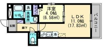 ＦＲＡＭＥの間取り