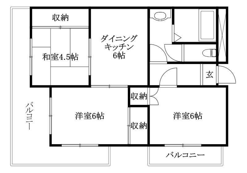 フジモトビルの間取り