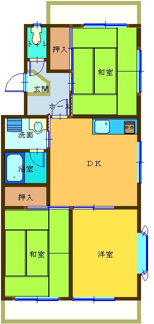 サンクレスト片野の間取り