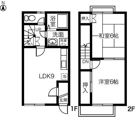 ＤＵＰＬＥＸ 国王１７Ａの間取り