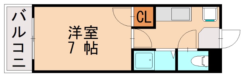 福岡市東区香住ヶ丘のマンションの間取り