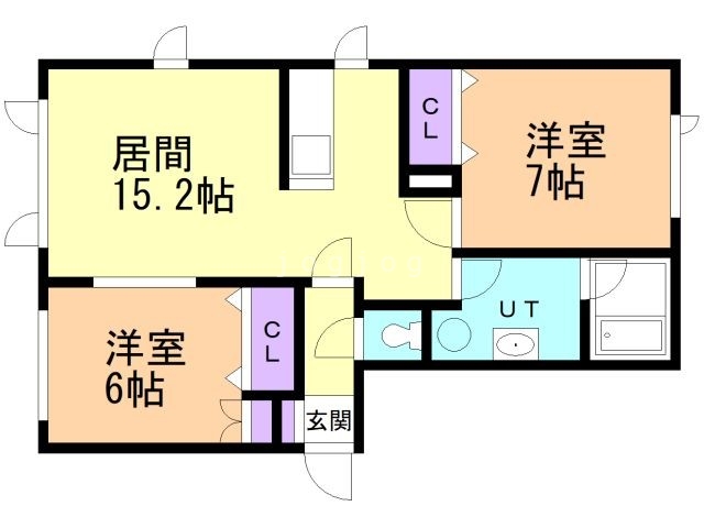 カッスル２８の間取り