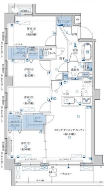 VITA八王子の間取り