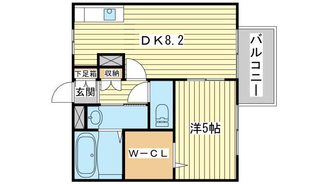 アーバンプラザI号館の間取り