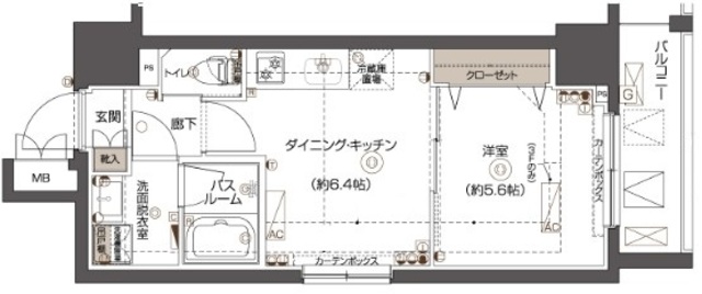 ZOOM西五反田の間取り