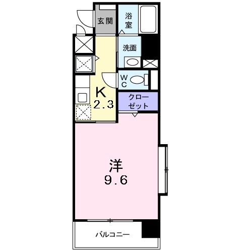 北九州市八幡西区黒崎のマンションの間取り