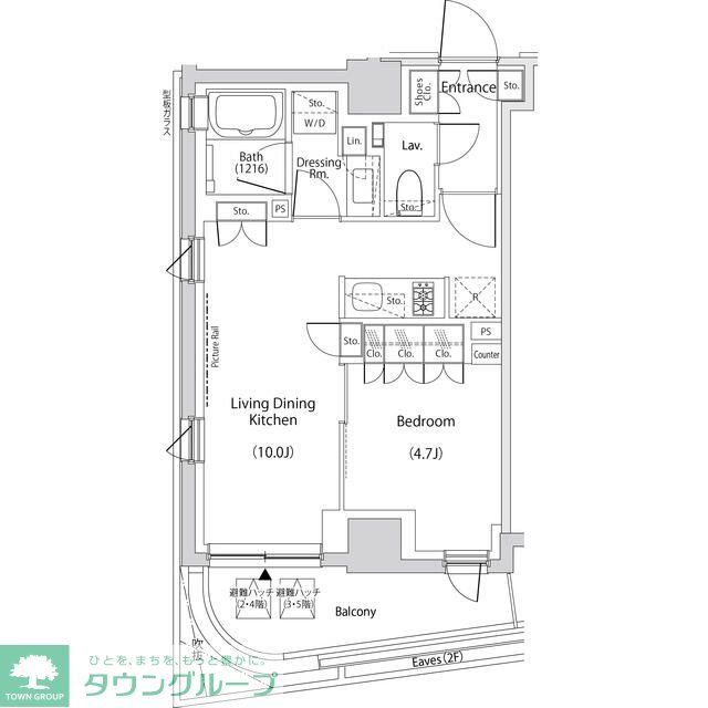 ザ・パークハビオ文京目白台プレイスの間取り