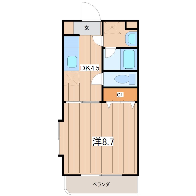 ボヌールＳＫの間取り