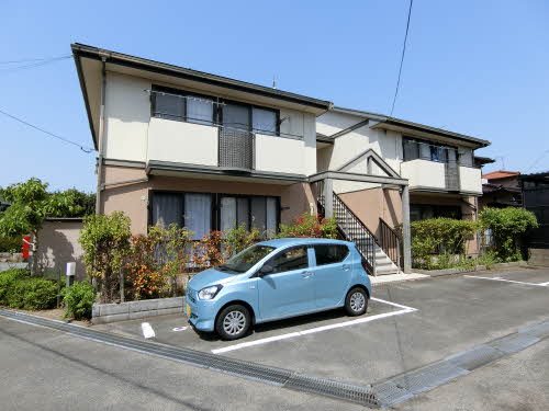 筑紫野市紫のアパートの建物外観