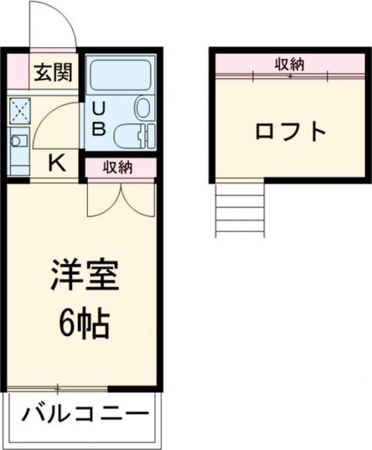 朝霞市溝沼のアパートの間取り