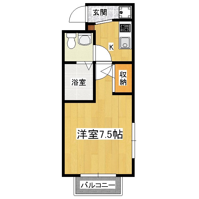 プルーリオン山科駅前の間取り