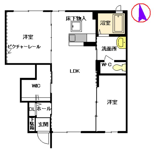 シャーメゾン宮原　Ａ棟の間取り