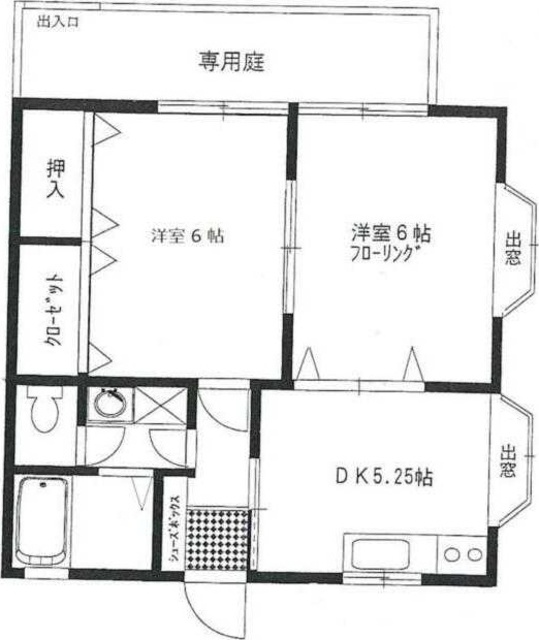 ヒルトップ七番館寿の間取り