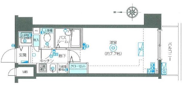 フェニックス品川小山の間取り