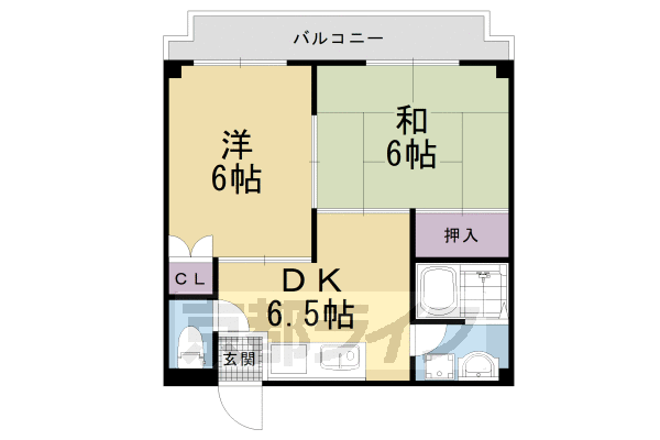 サンサーラ春嶺の間取り