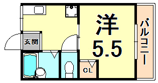 グレース鹿塩の間取り