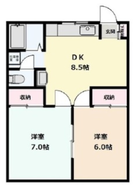 狛江市和泉本町のマンションの間取り