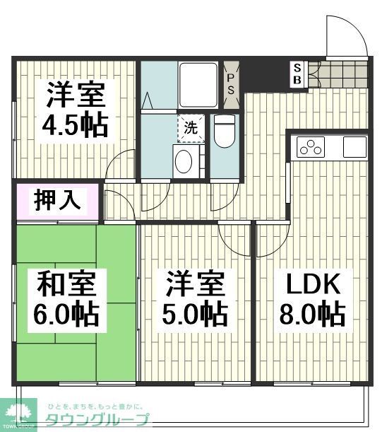 グレイス弘明寺第２の間取り