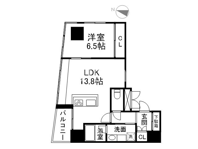 アラモードグラン御池の間取り