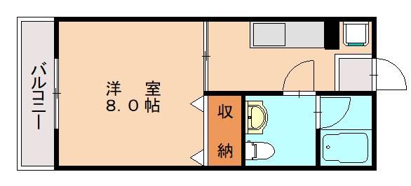 福岡市博多区麦野のマンションの間取り