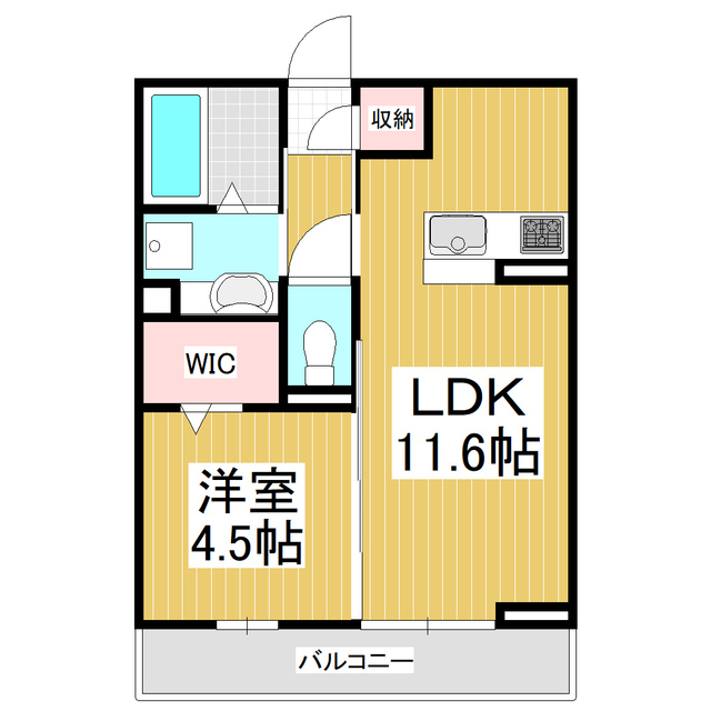 コンフォーティア白板『Ｄ－ｒｏｏｍ』IIの間取り