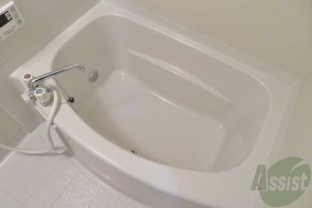 バス・シャワールーム　お風呂はゆったり浸かれる広さでした。