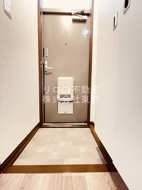 玄関　シューズボックス付☆いつでもスッキリ片付きますね！