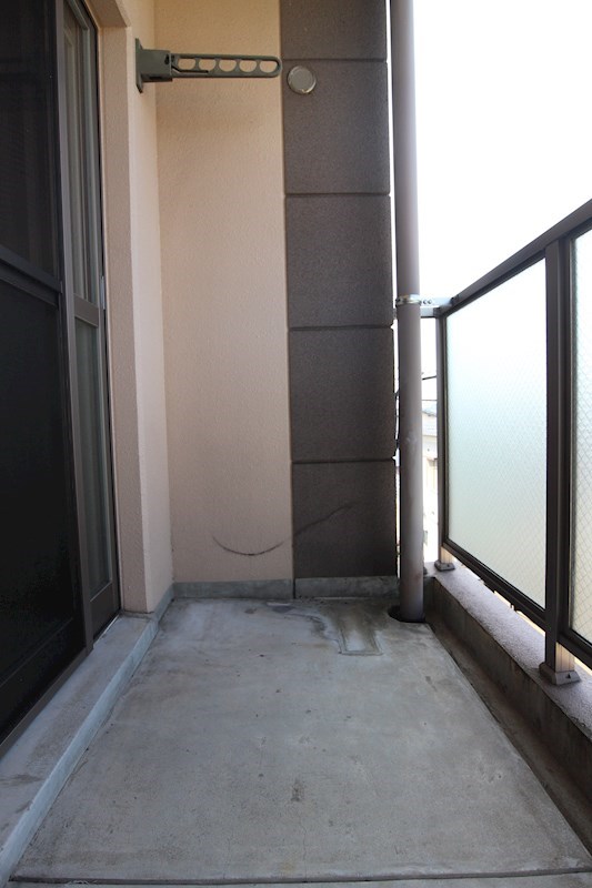 バルコニー　日当たり、風通し良好です。
